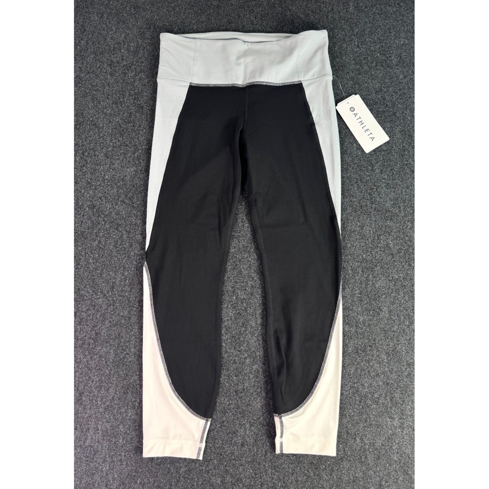 Athleta Salutation 7/8 Ankle Yoga Pant Tight NWT Legging Womens M SalBLK NEW